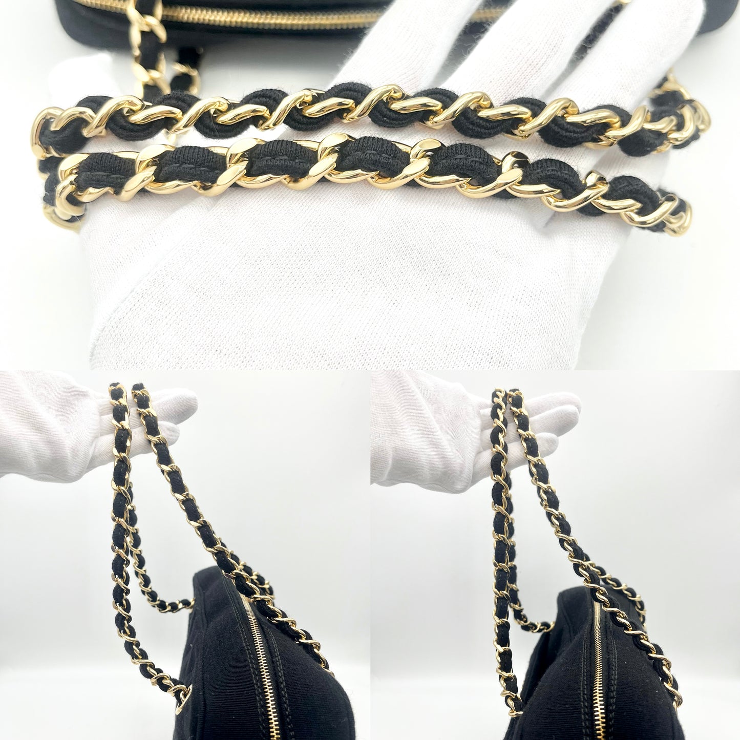 Afar Vintage Pre-owned CHANEL Chocolate Bar Chain Shoulder Bag