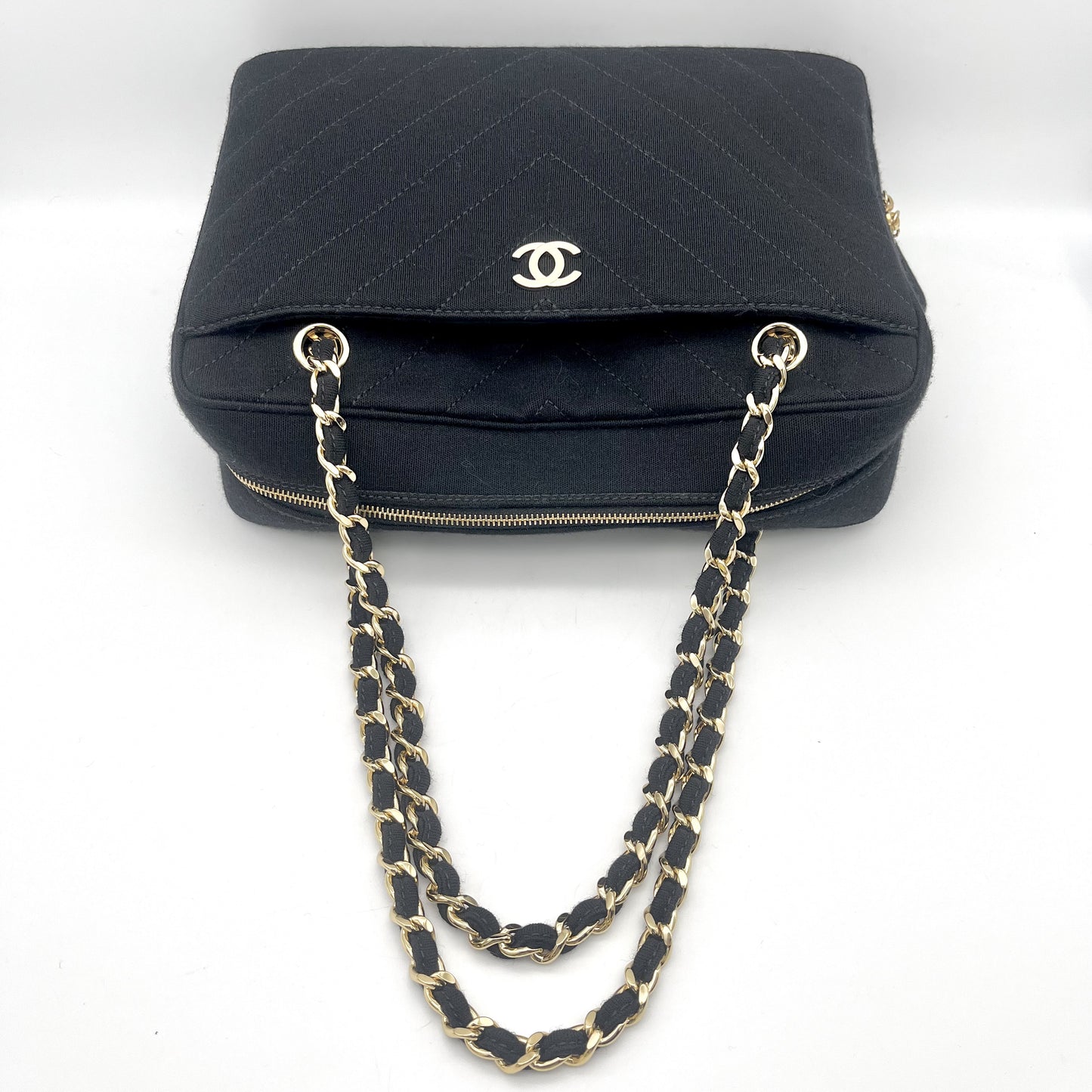 Afar Vintage Pre-owned CHANEL Chocolate Bar Chain Shoulder Bag