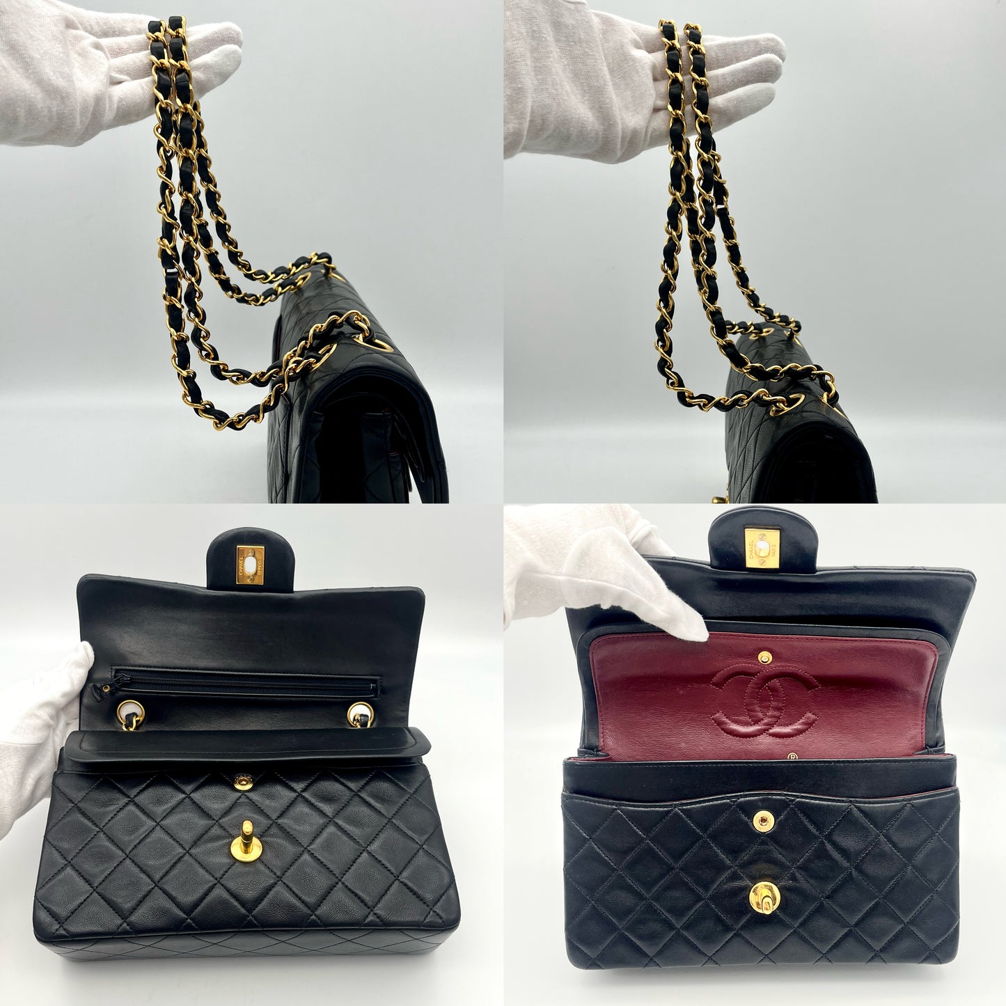 AUTH Pre-owned CHANEL ﾏﾄﾗｯｾ ｸﾗｼｯｸﾌﾗｯﾌﾟ23