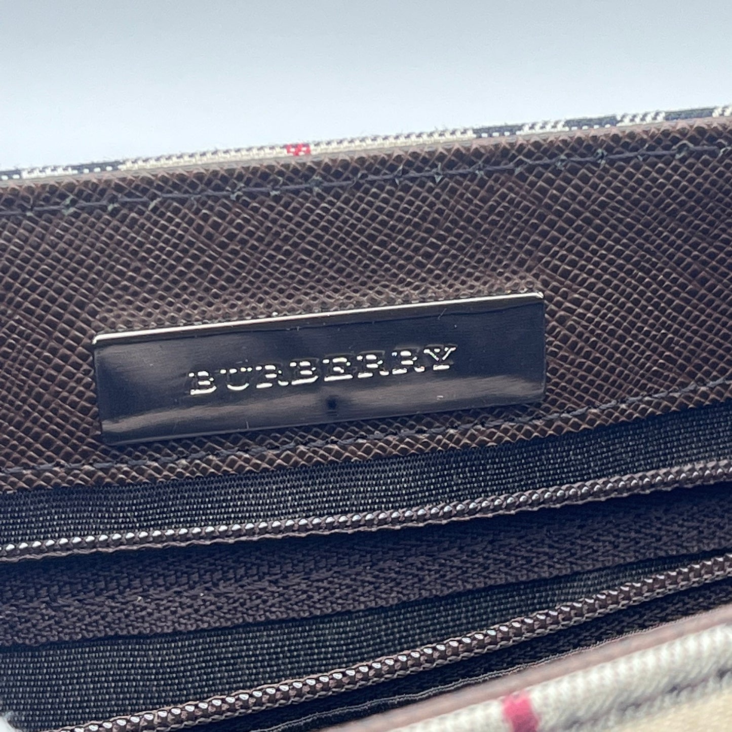 AUTH Pre-owned BURBERRY ﾁｪｯｸ柄ｸﾛｽﾎﾞﾃﾞｨ ｼｮﾙﾀﾞｰﾊﾞｯｸﾞ