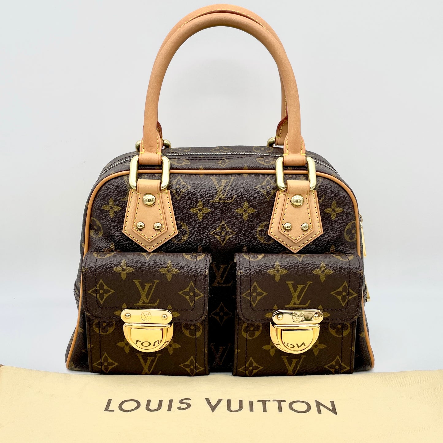 AUTH 二手 LOUIS VUITTON Monogram 曼哈顿 PM M40026