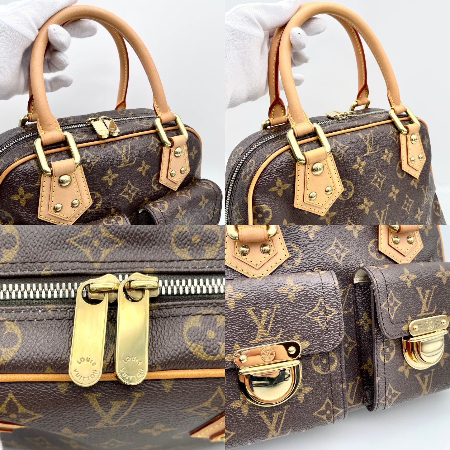 AUTH 二手 LOUIS VUITTON Monogram 曼哈顿 PM M40026