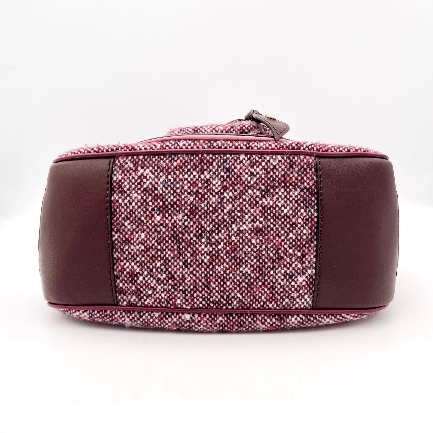 CELINE tweed shoulder bag