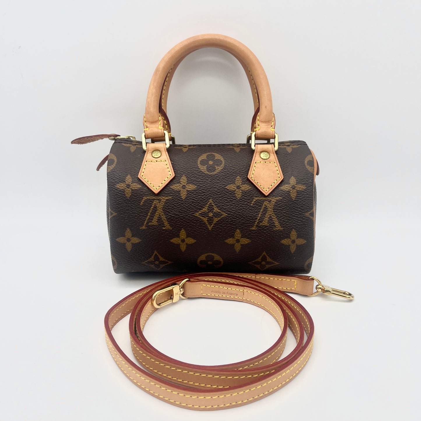 AUTH Pre-owned Louis Vuitton Monogram Mini Spiety