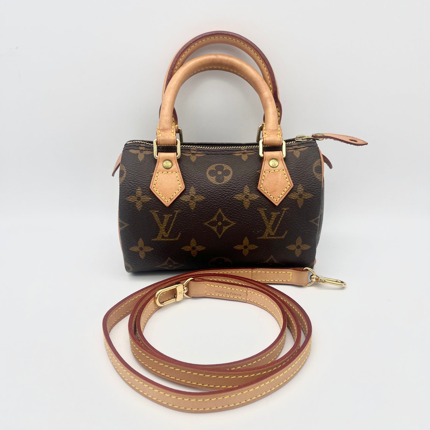 AUTH Pre-owned Louis Vuitton ﾓﾉｸﾞﾗﾑ ﾐﾆｽﾋﾟｰﾃｨ