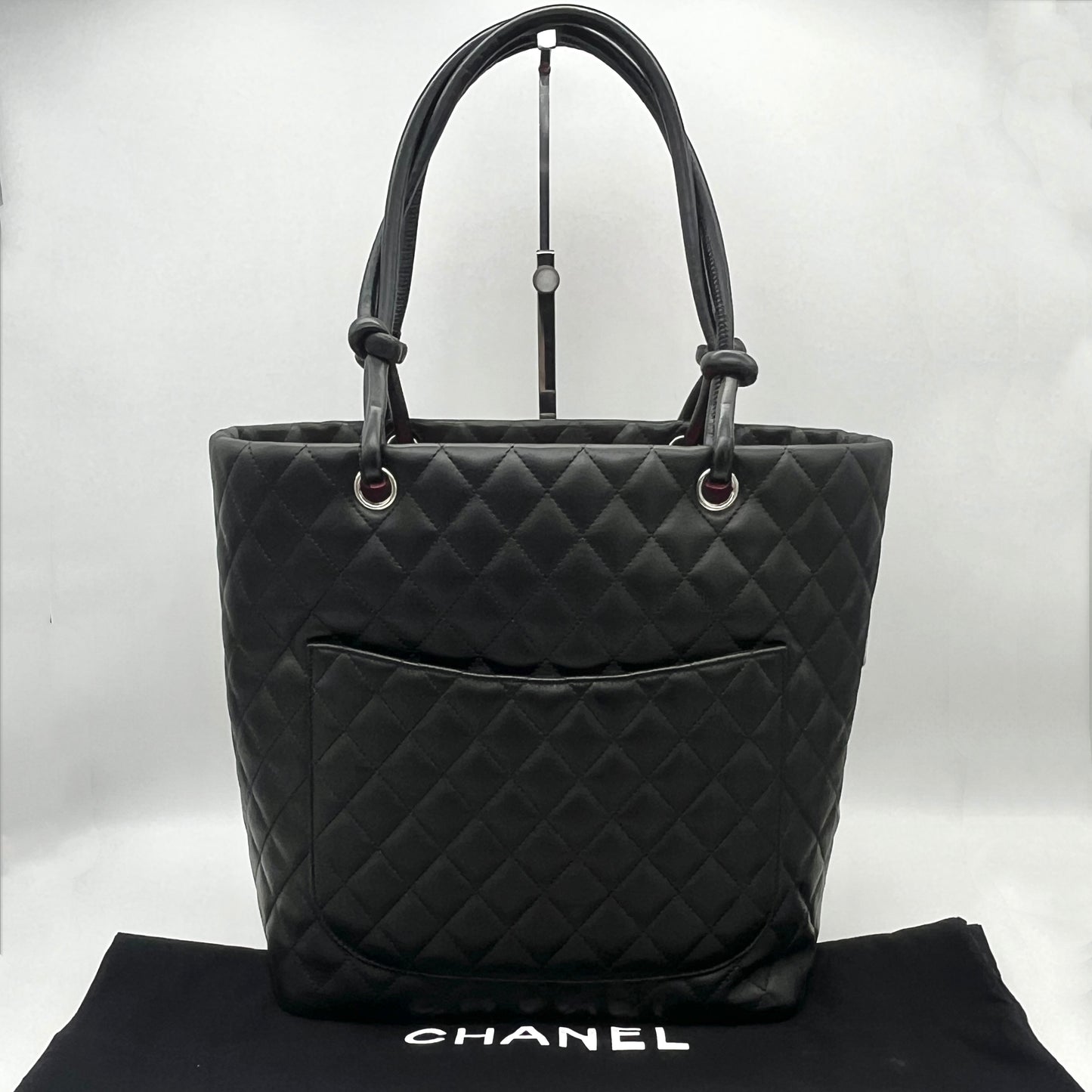 AUTH Pre-owned CHANEL ｶﾝﾎﾞﾝﾗｲﾝ ﾄｰﾄﾊﾞｯｸﾞMM