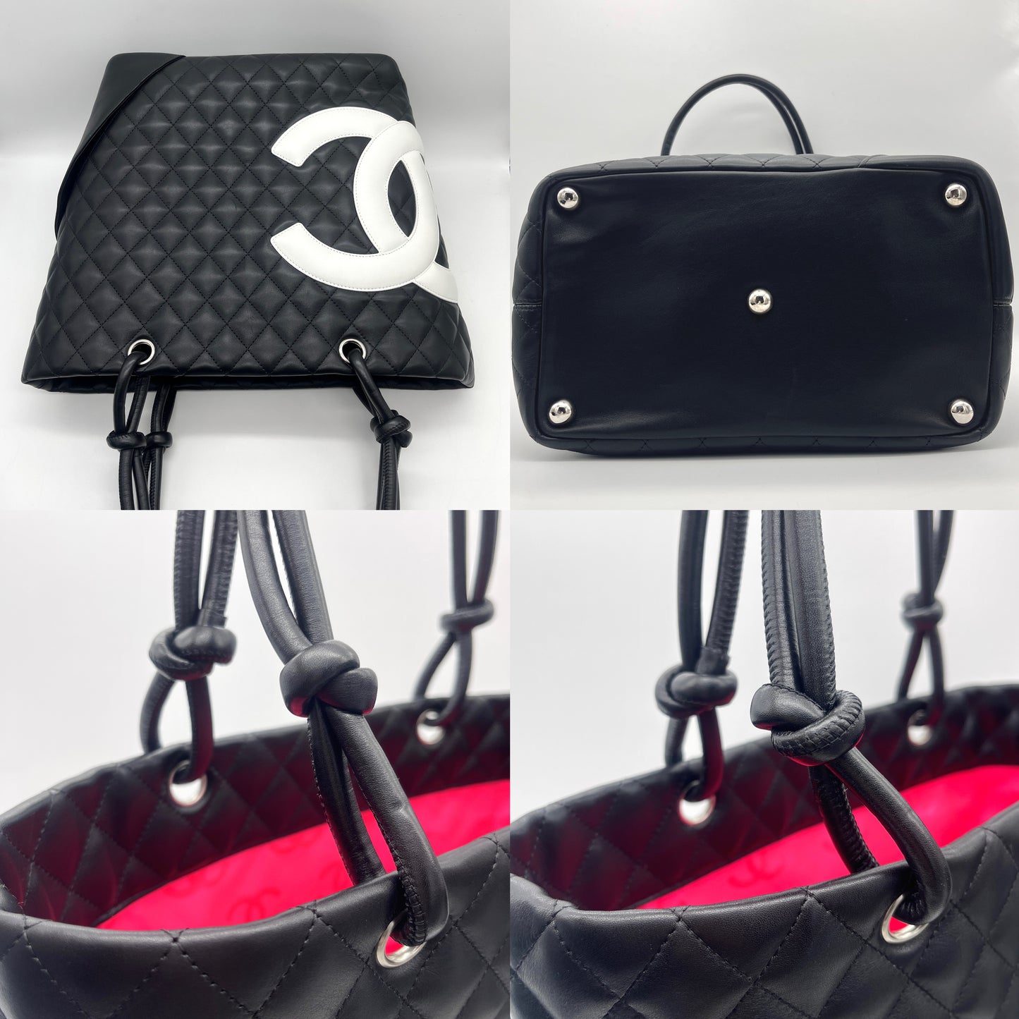 AUTH Pre-owned CHANEL ｶﾝﾎﾞﾝﾗｲﾝ ﾄｰﾄﾊﾞｯｸﾞMM