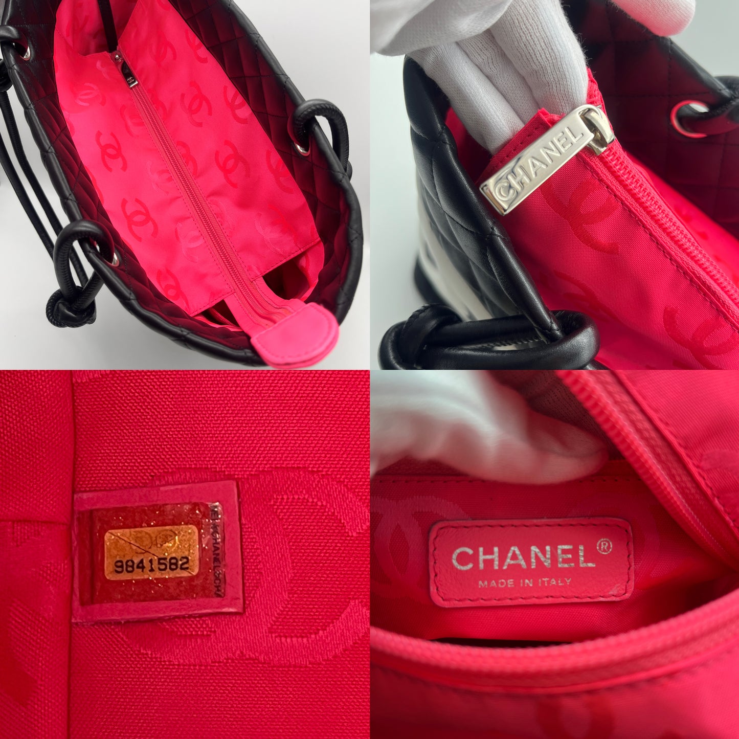 AUTH 二手 CHANEL Cambon line 手提包 MM