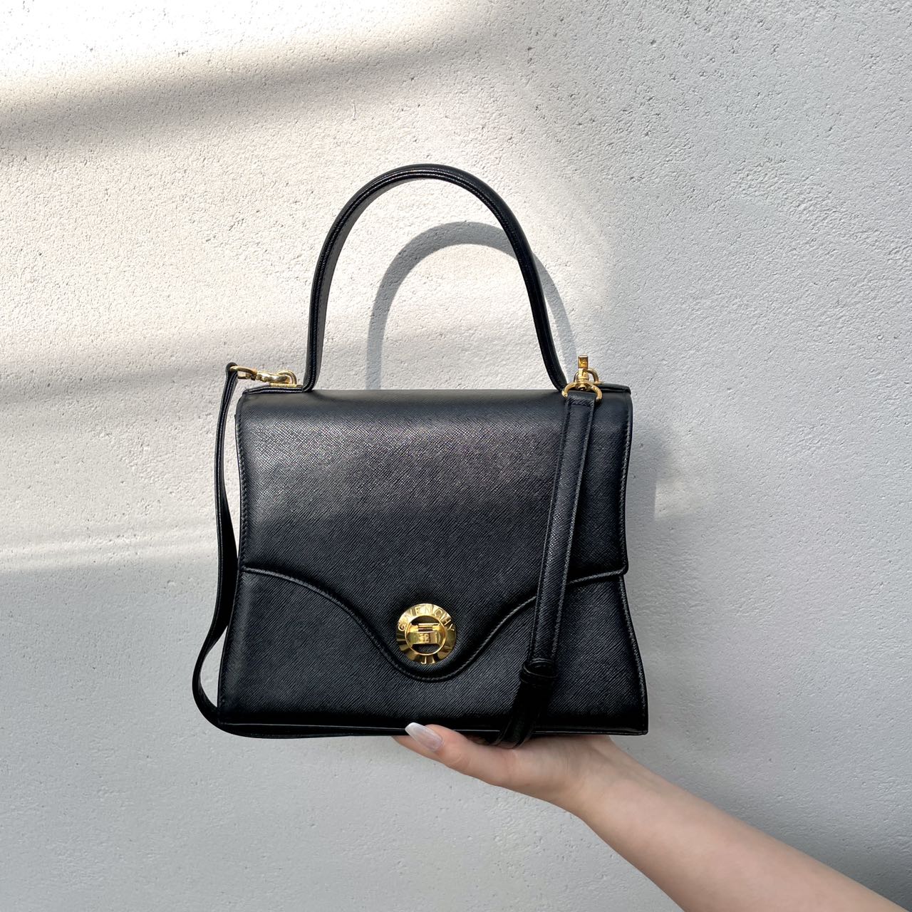 GIVENCHY Kelly-style 2-way handbag