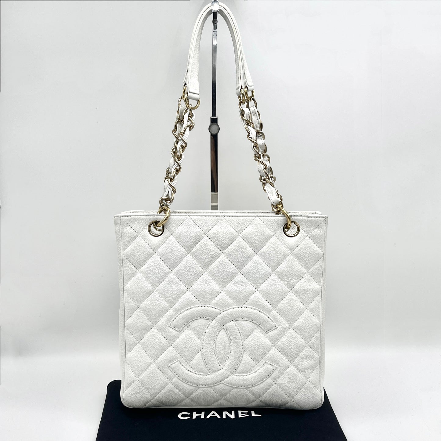 AUTH Pre-owned CHANEL Matrasse PST Kokomark turn lock shoulder bag