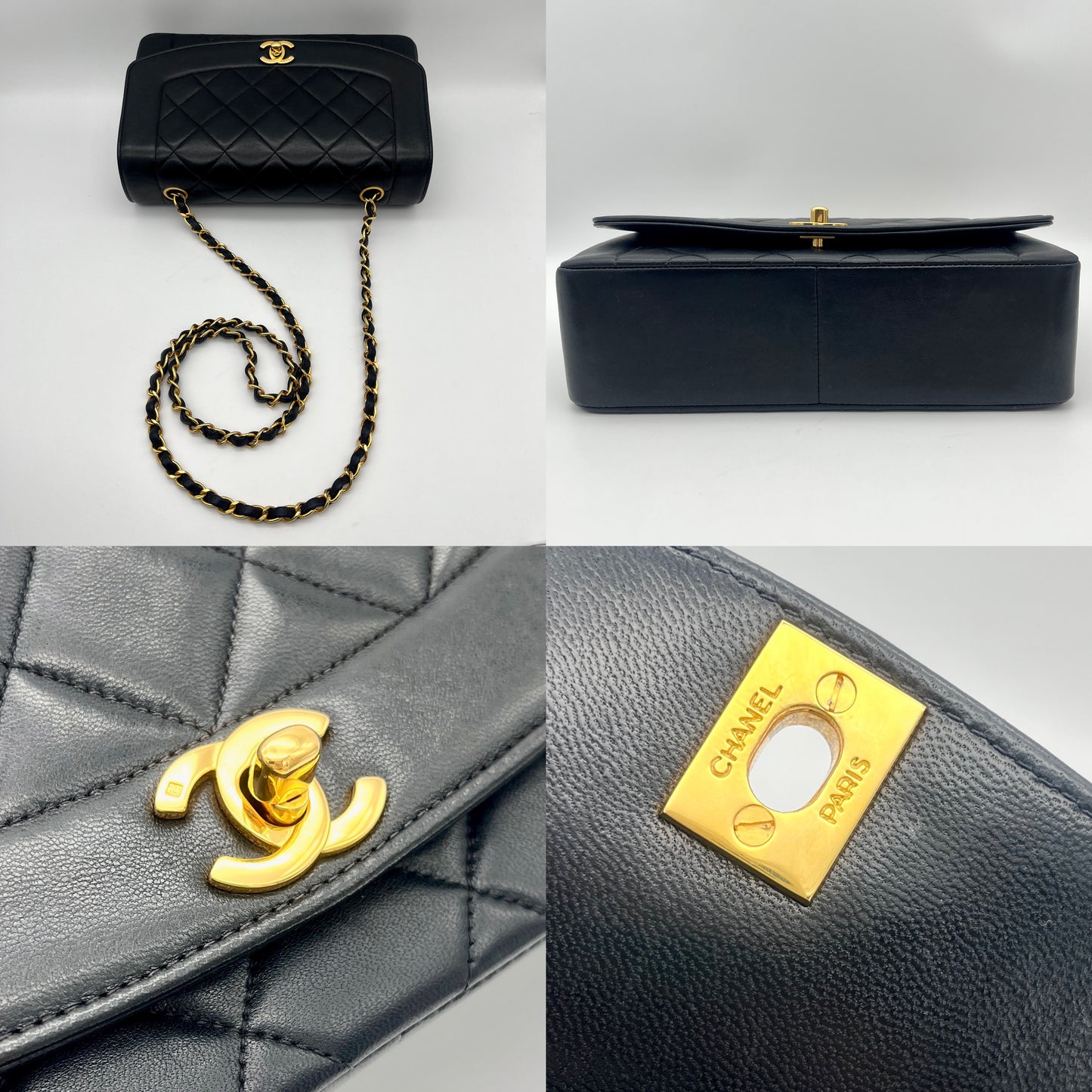 Afar Vintage Pre-owned CHANEL ﾏﾄﾗｯｾ ﾀﾞｲｱﾅ25cm