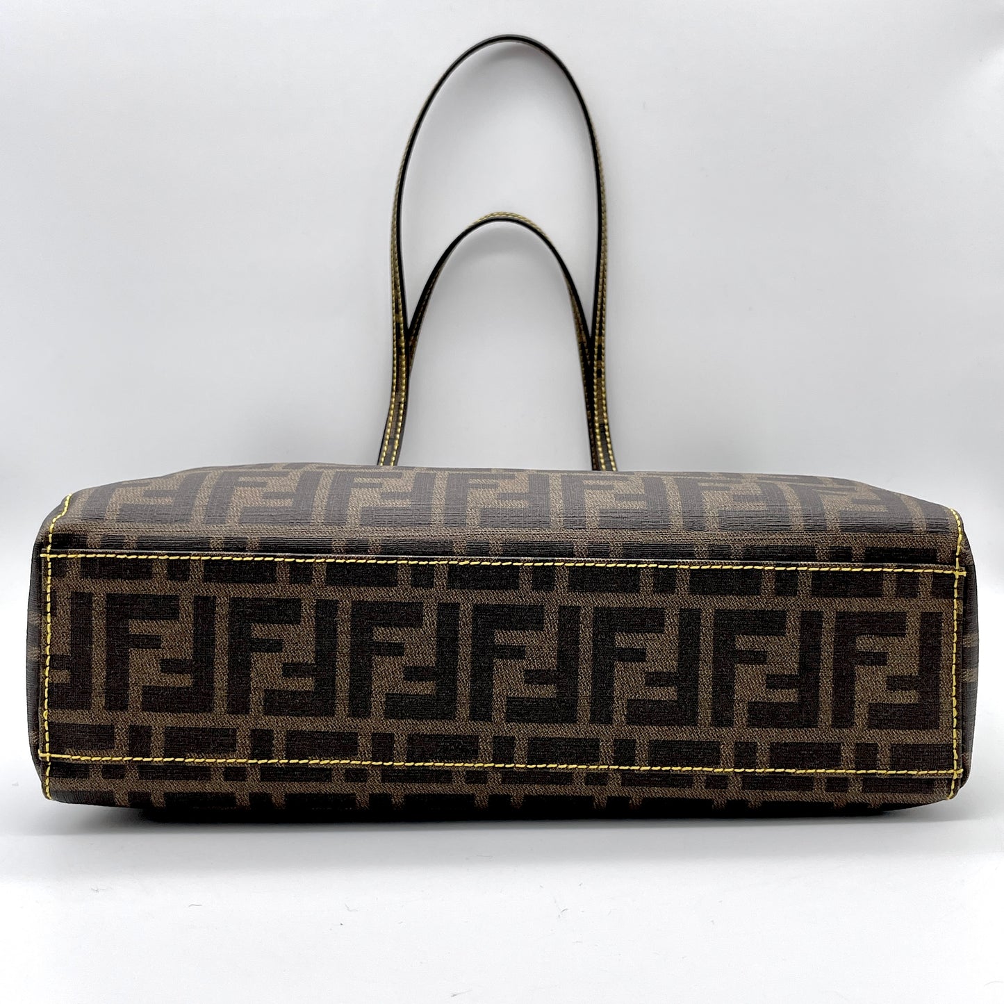 AUTH Pre-owned FENDI Zucca Pattern Tote Bag