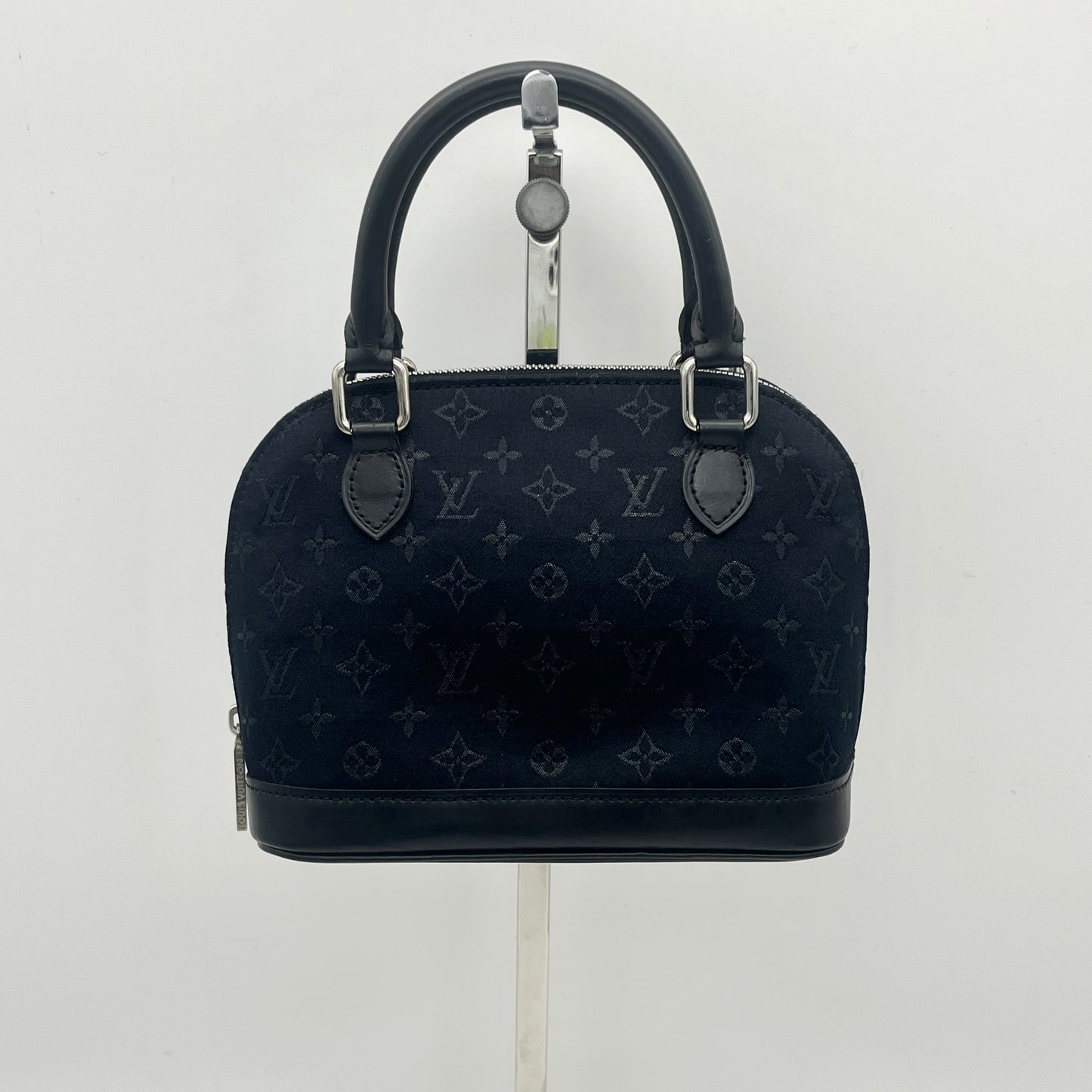 RARE☆☆AUTH Pre-owned LOUIS VUITTON Satin Monogram Miniran Little Alma