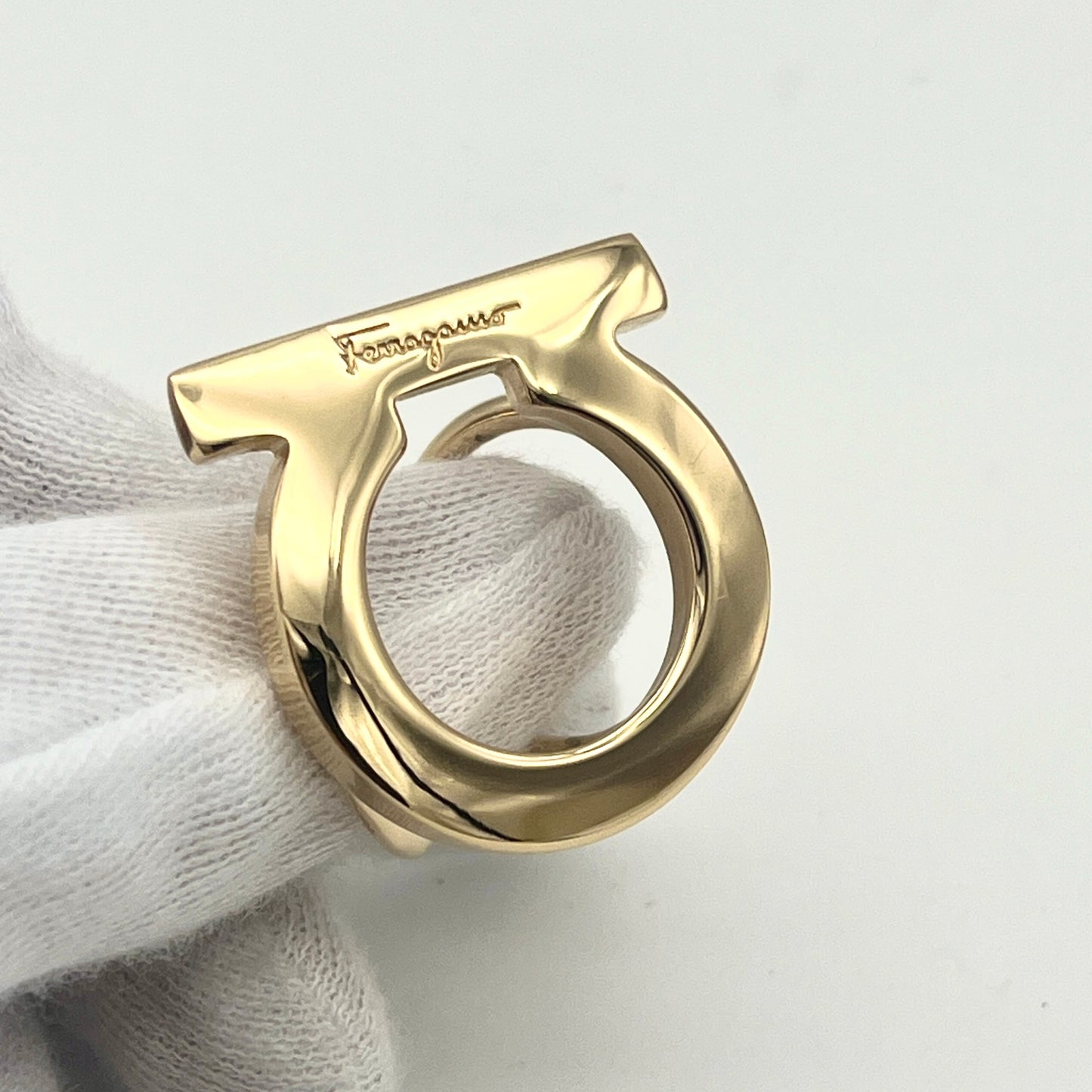 Salvatore Ferragamo Gancini Scarf Ring