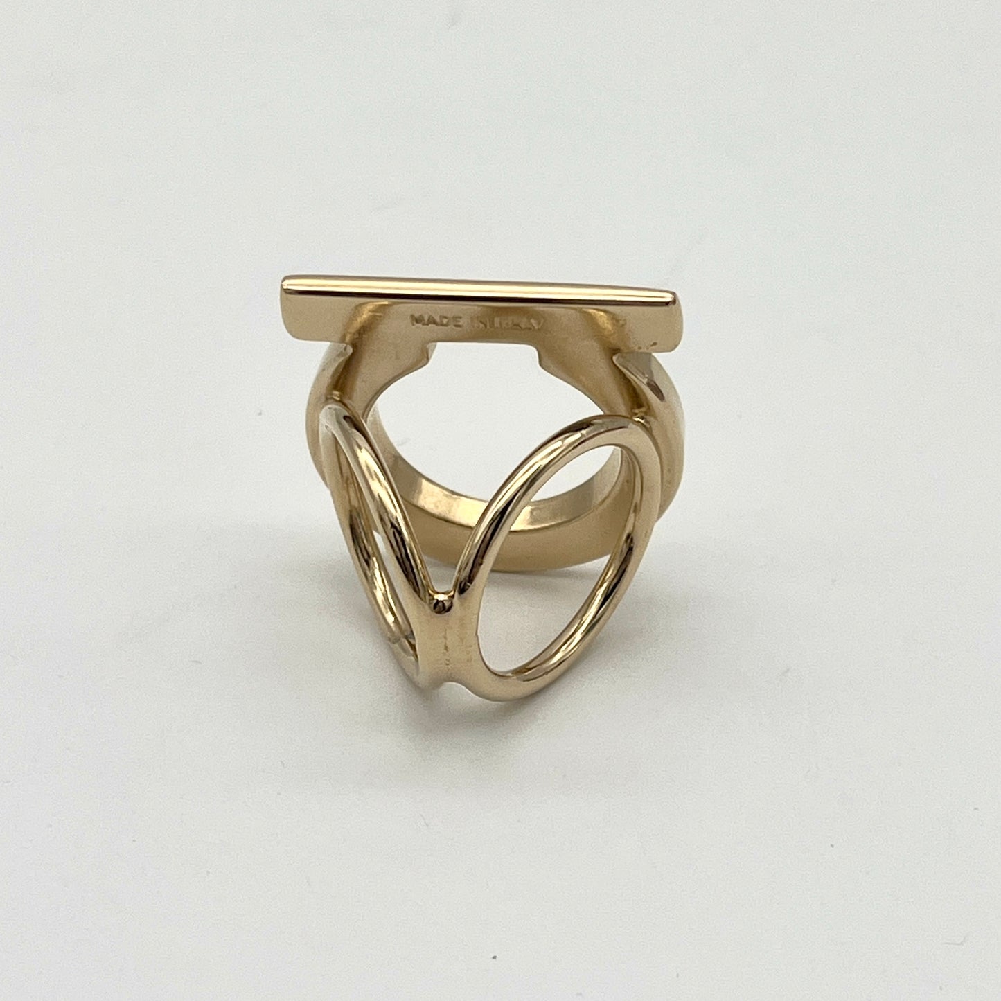 Salvatore Ferragamo Gancini Scarf Ring