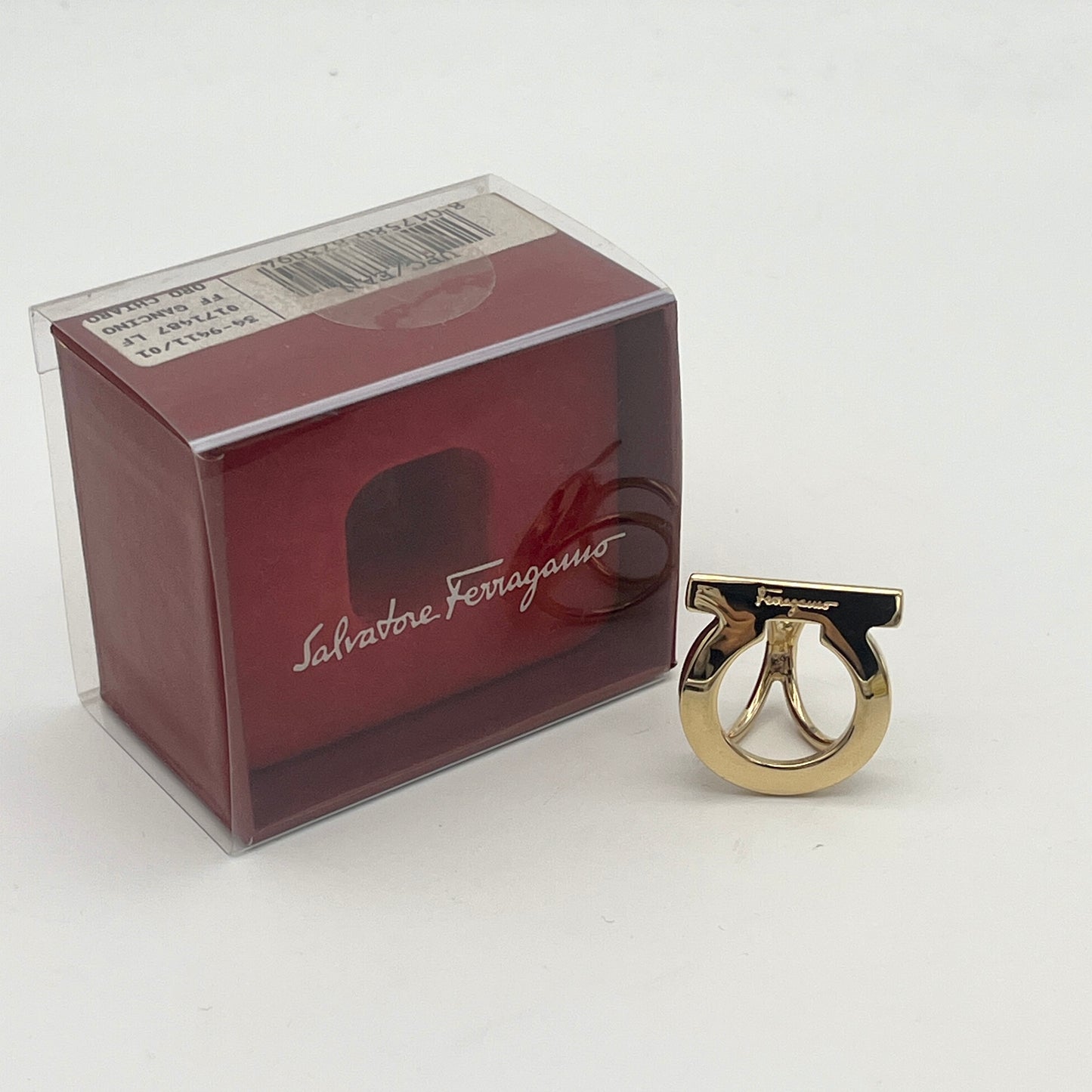 Salvatore Ferragamo Gancini Scarf Ring