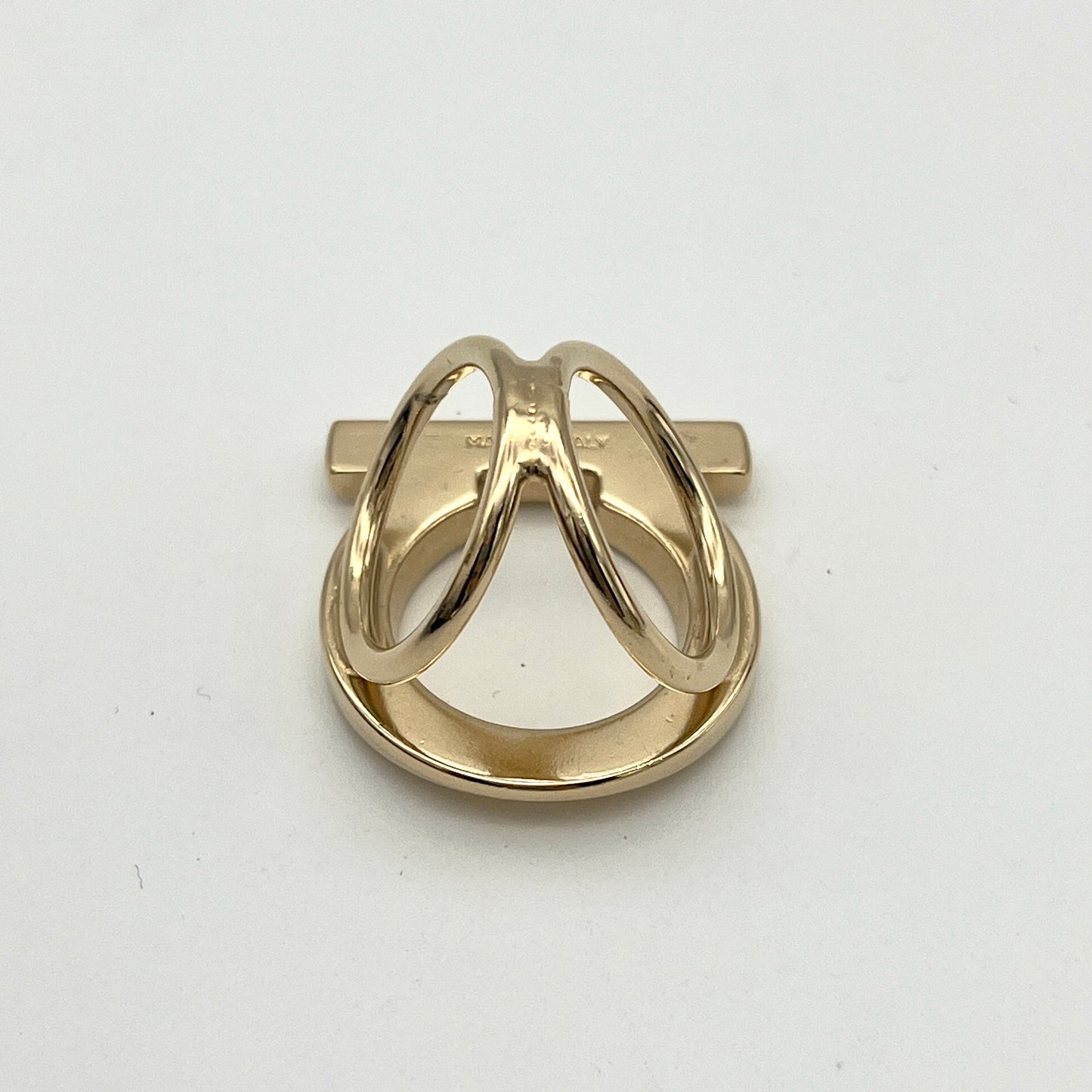 Salvatore Ferragamo Gancini Scarf Ring