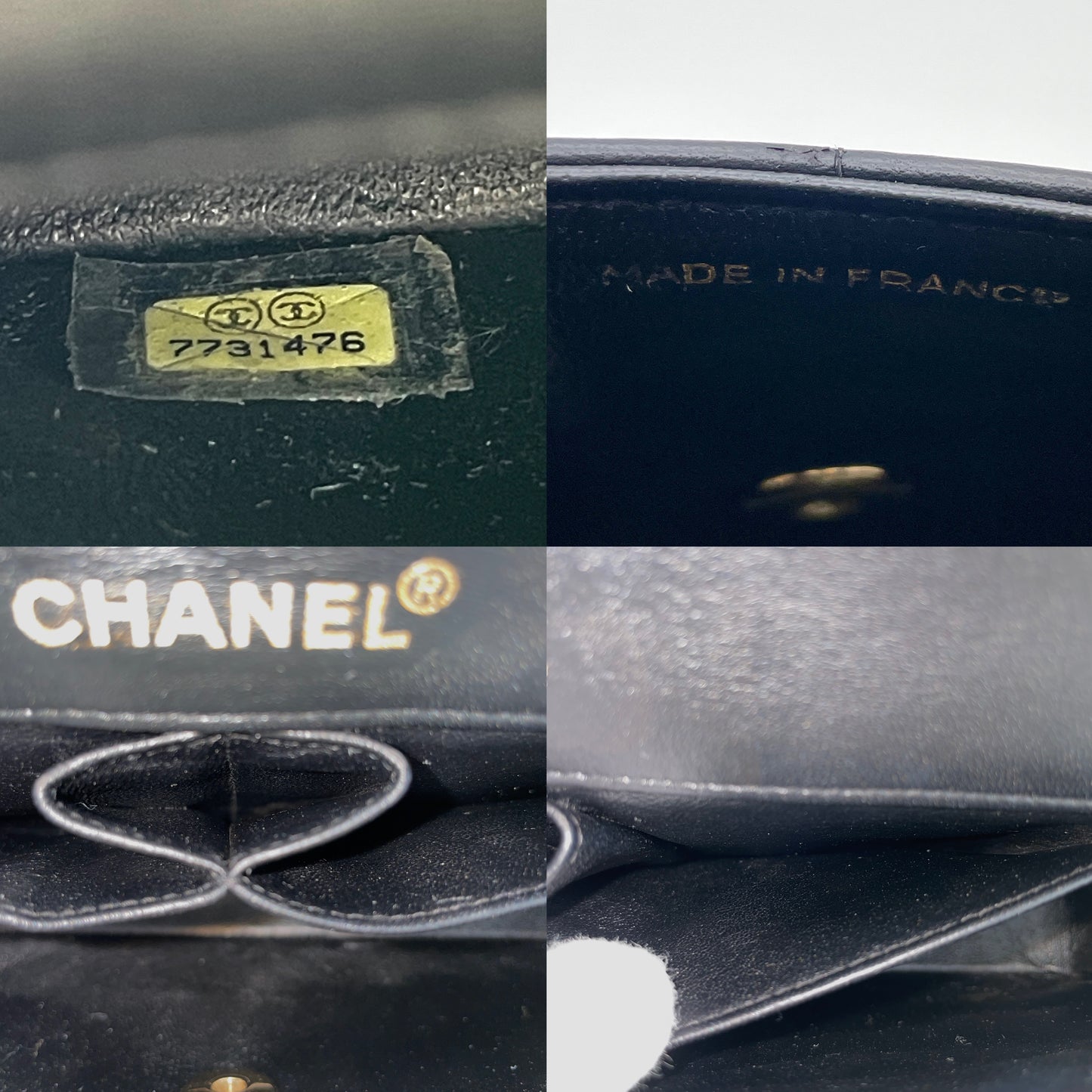 AUTH 二手 CHANEL 巧克力棒旋锁链条单肩包