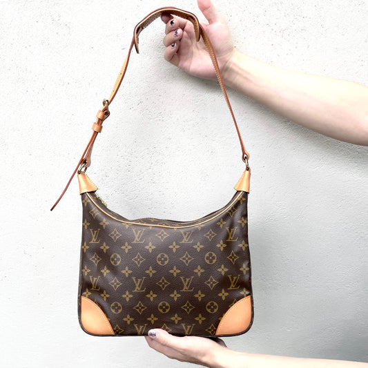 LOUIS VUITTON ﾓﾉｸﾞﾗﾑ ﾌﾞｰﾛｰﾆｭ 30 M51265 ﾌﾞﾗｳﾝ