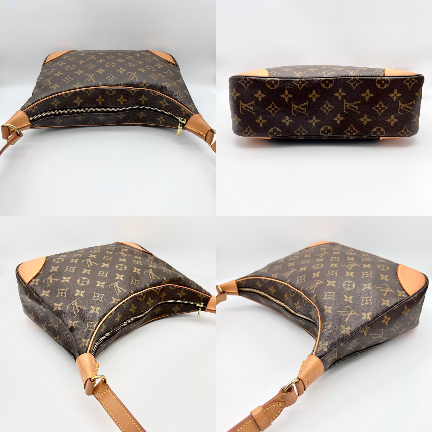 LOUIS VUITTON Monogram Boulogne 30 M51265 Brown