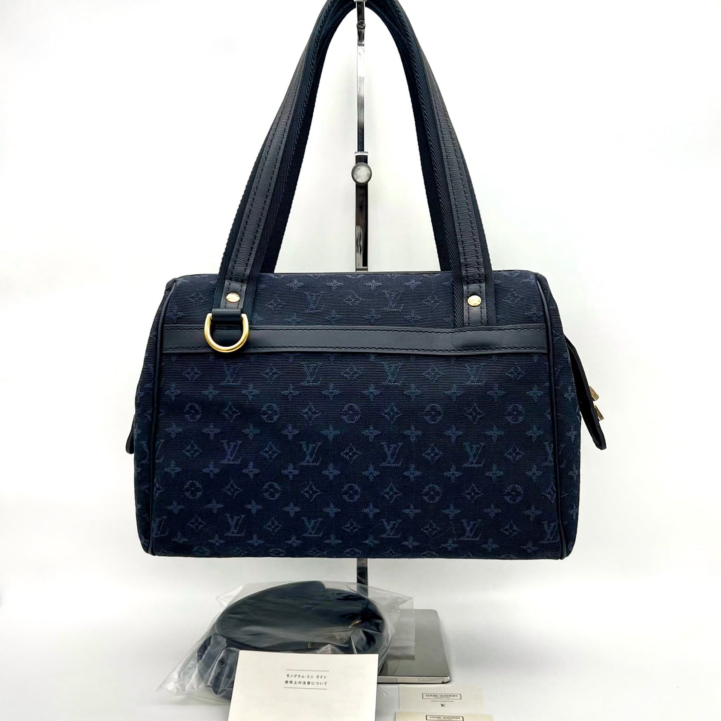 AUTH Pre-owned LOUIS VUITTON ﾓﾉｸﾞﾗﾑﾐﾆﾗﾝ ｼﾞｮｾﾌｨｰﾇPM M92414/ｽﾄﾗｯﾌﾟ、冊子付属