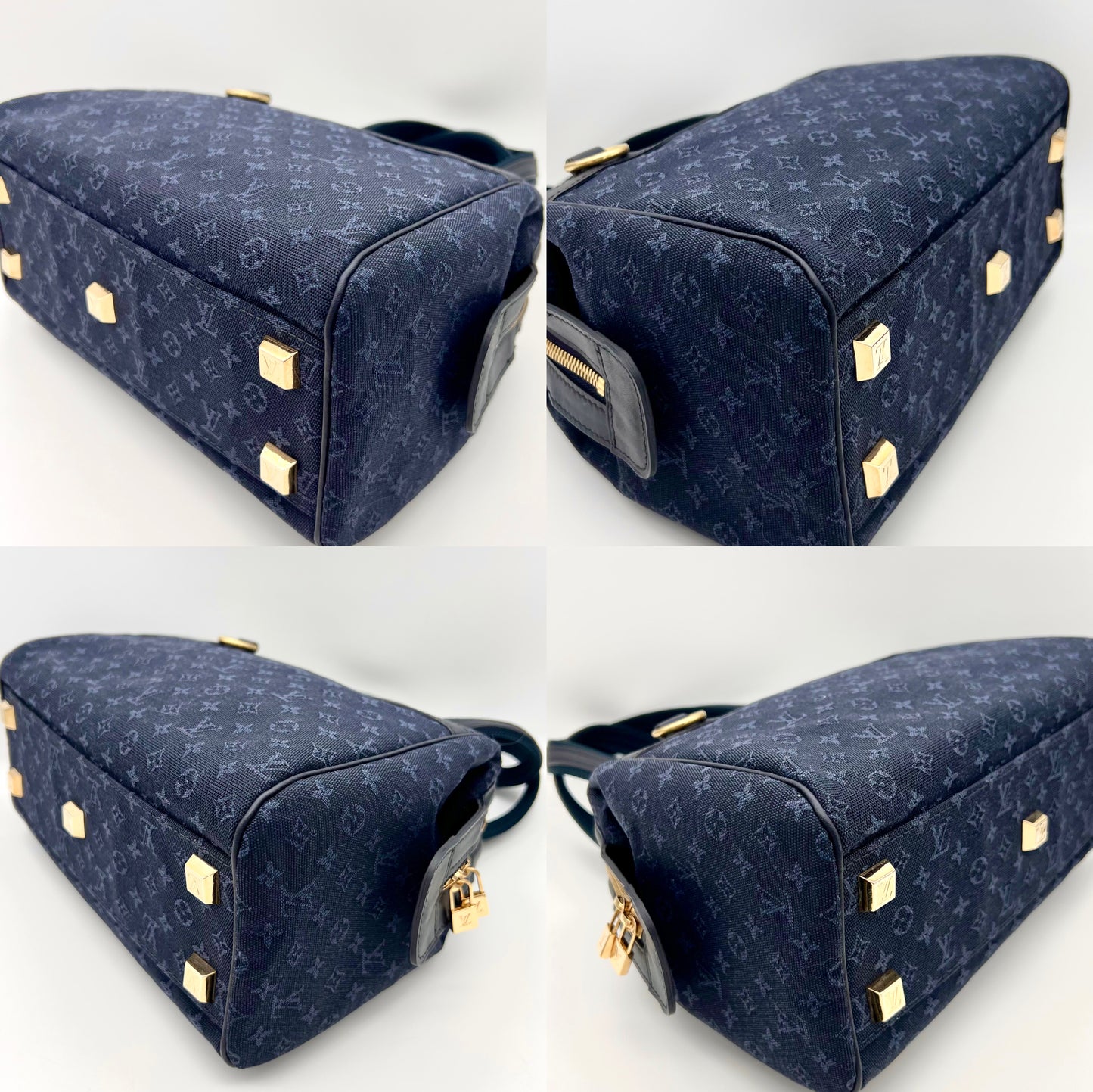 AUTH Pre-owned LOUIS VUITTON ﾓﾉｸﾞﾗﾑﾐﾆﾗﾝ ｼﾞｮｾﾌｨｰﾇPM M92414/ｽﾄﾗｯﾌﾟ、冊子付属