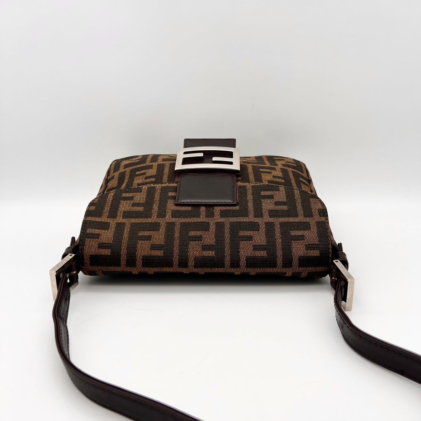 RARE☆☆☆AUTH Pre-owned FENDI ｽﾞｯｶ柄 ﾐﾆﾏﾝﾏﾊﾞｹｯﾄ