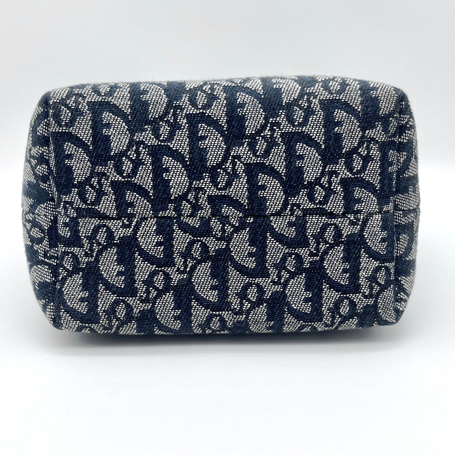 AUTH Pre-owned CHRISTIAN DIOR Trotter Pouch Navy