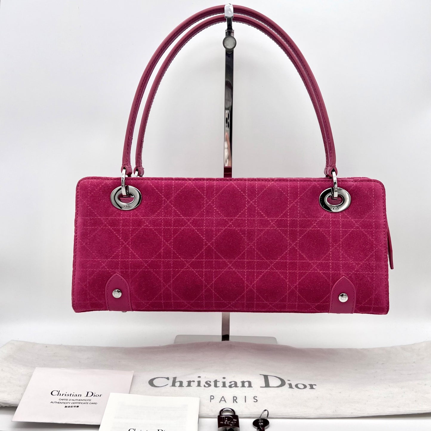 稀有☆☆☆正品二手 CHRISTIAN DIOR Kanaj 女士全手提包