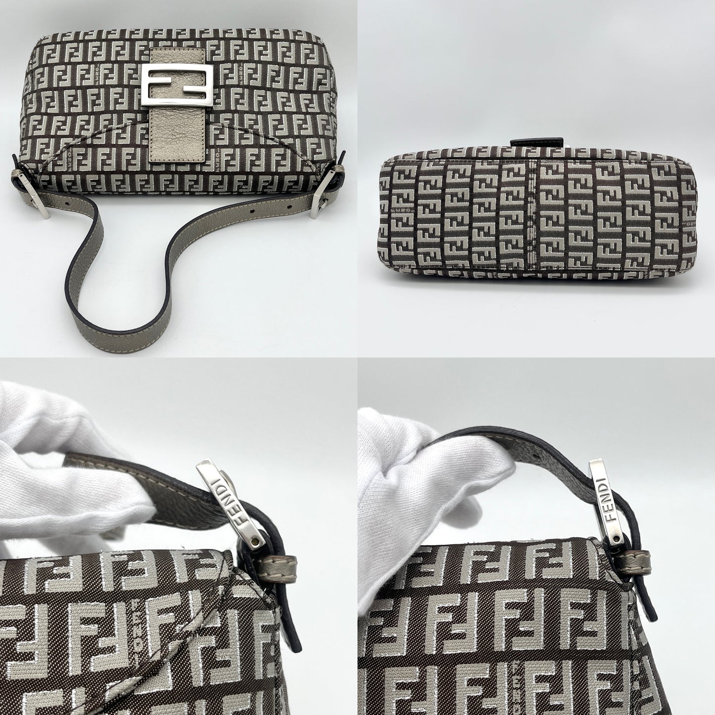 AUTH Pre-owned FENDI ｽﾞｯｷｰﾉ 円口ﾏﾝﾏﾊﾞｹｯﾄ