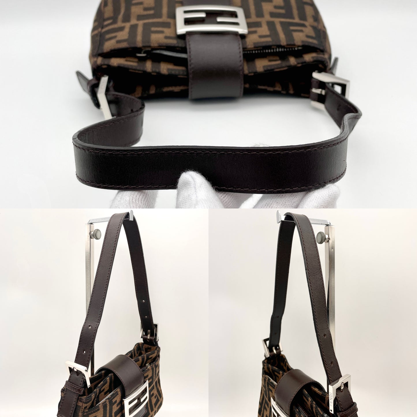 RARE☆☆AUTH Pre-owned FENDI Sukka Hiraguchi miniman baget