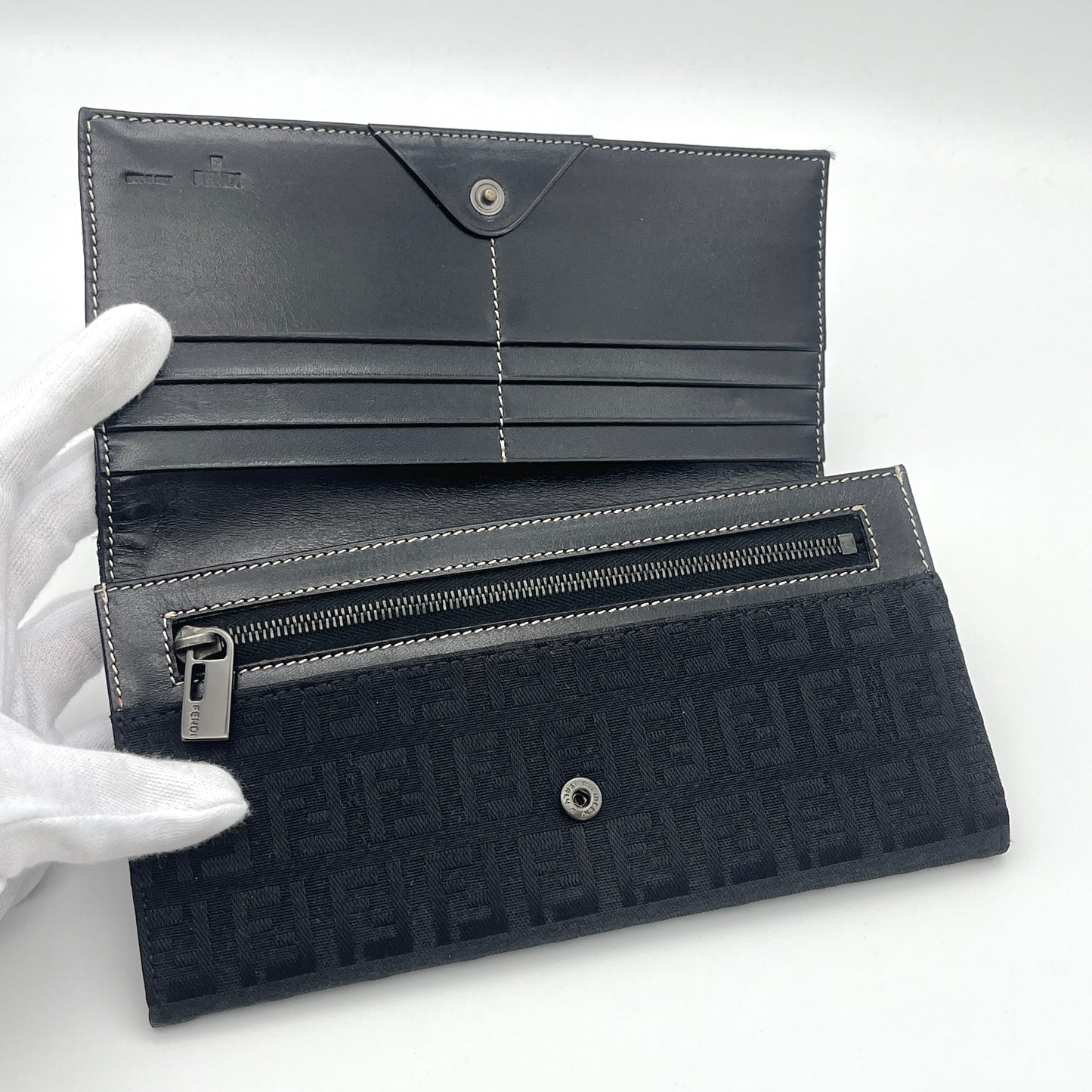 FENDI Zucchino Long Wallet