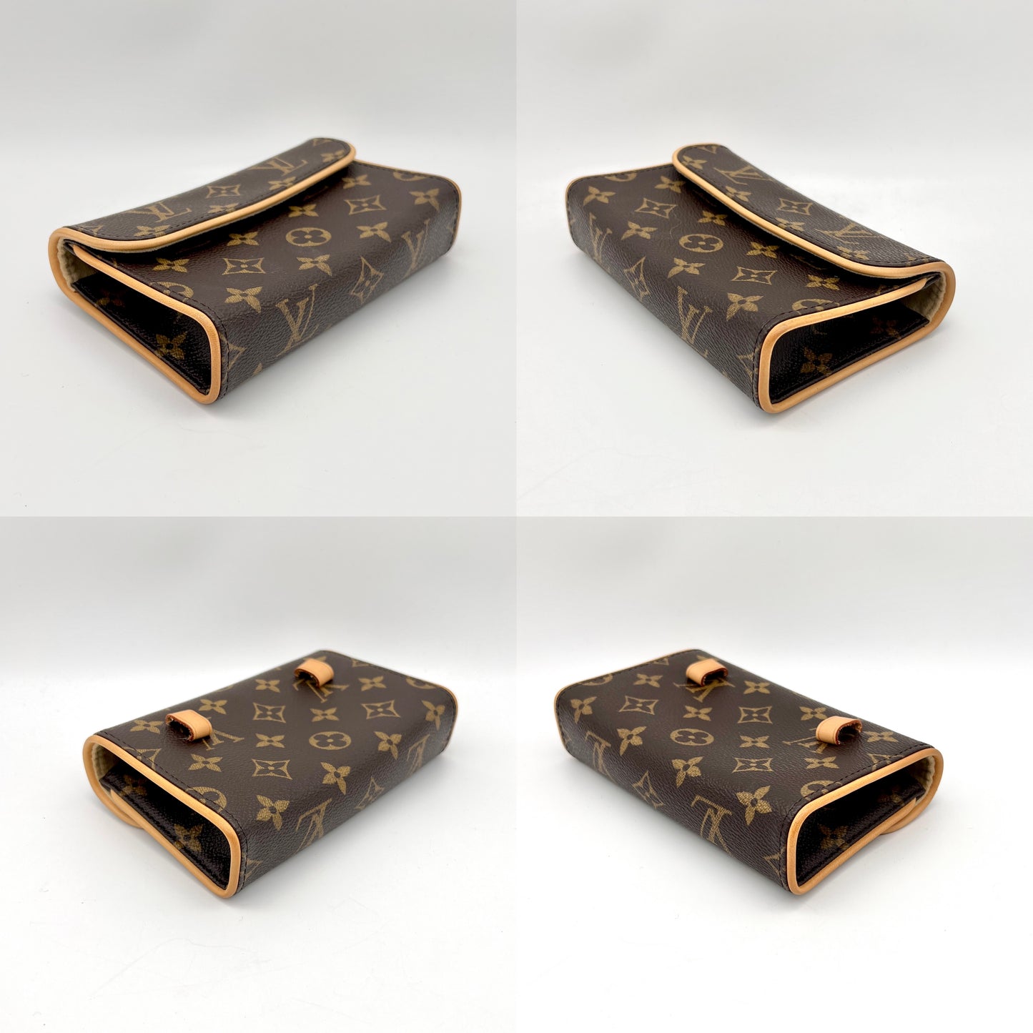 AUTH Pre-owned Louis Vuitton Monogram Pochette Florentine M51855