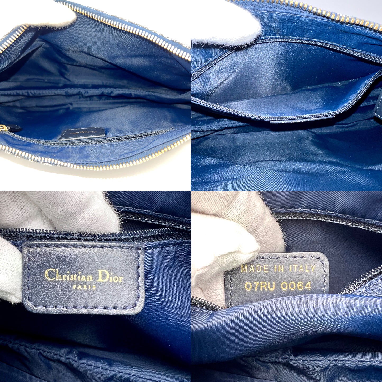 RARE☆☆☆AUTH Pre-owned CHRISTIAN DIOR ﾄﾛｯﾀｰ ｻﾄﾞﾙ ｸﾛｽﾎﾞﾃﾞｨ ｼｮﾙﾀﾞｰﾊﾞｯｸﾞ