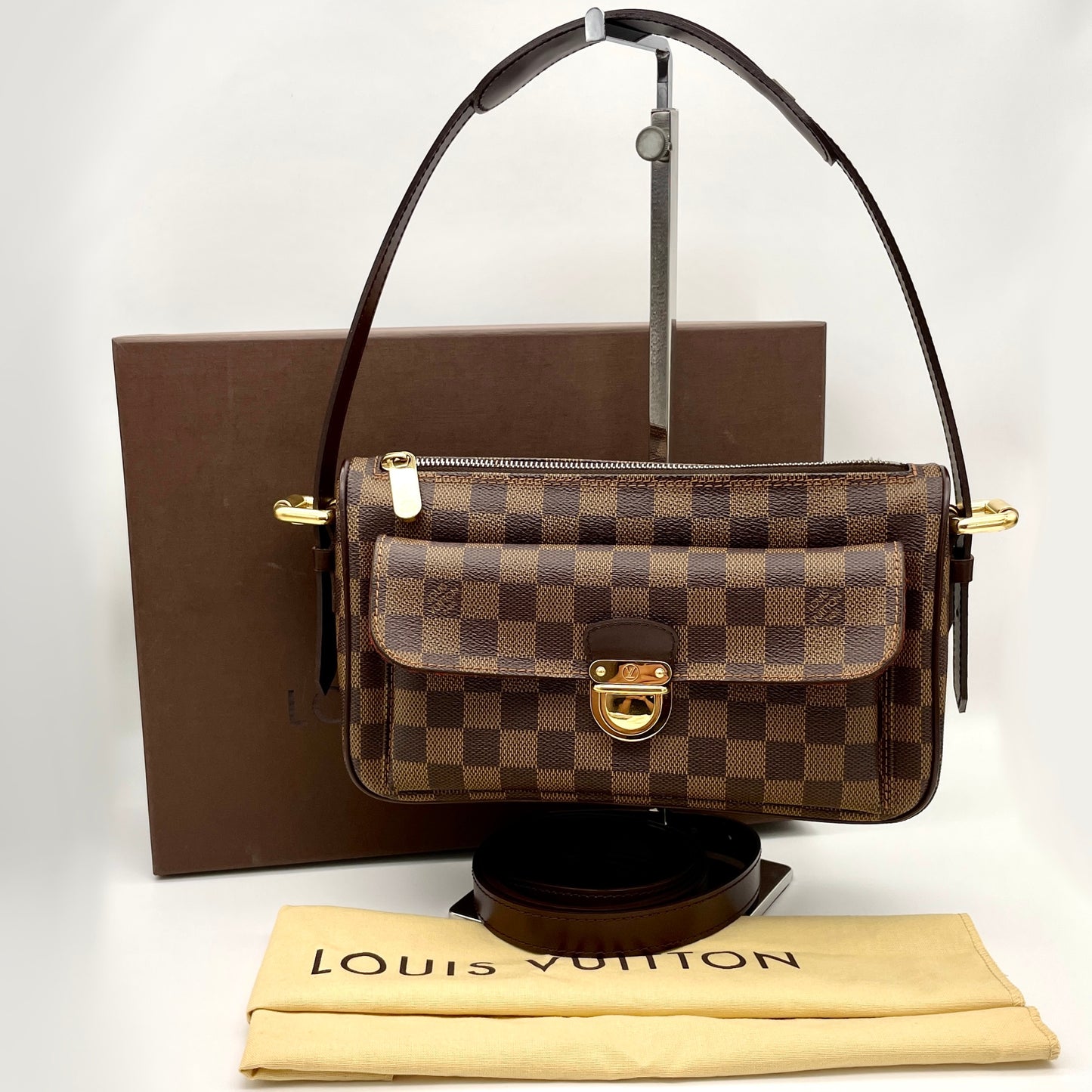 AUTH Pre-owned LOUIS VUITTON Damie Lavallo GM N60006/Long Strap