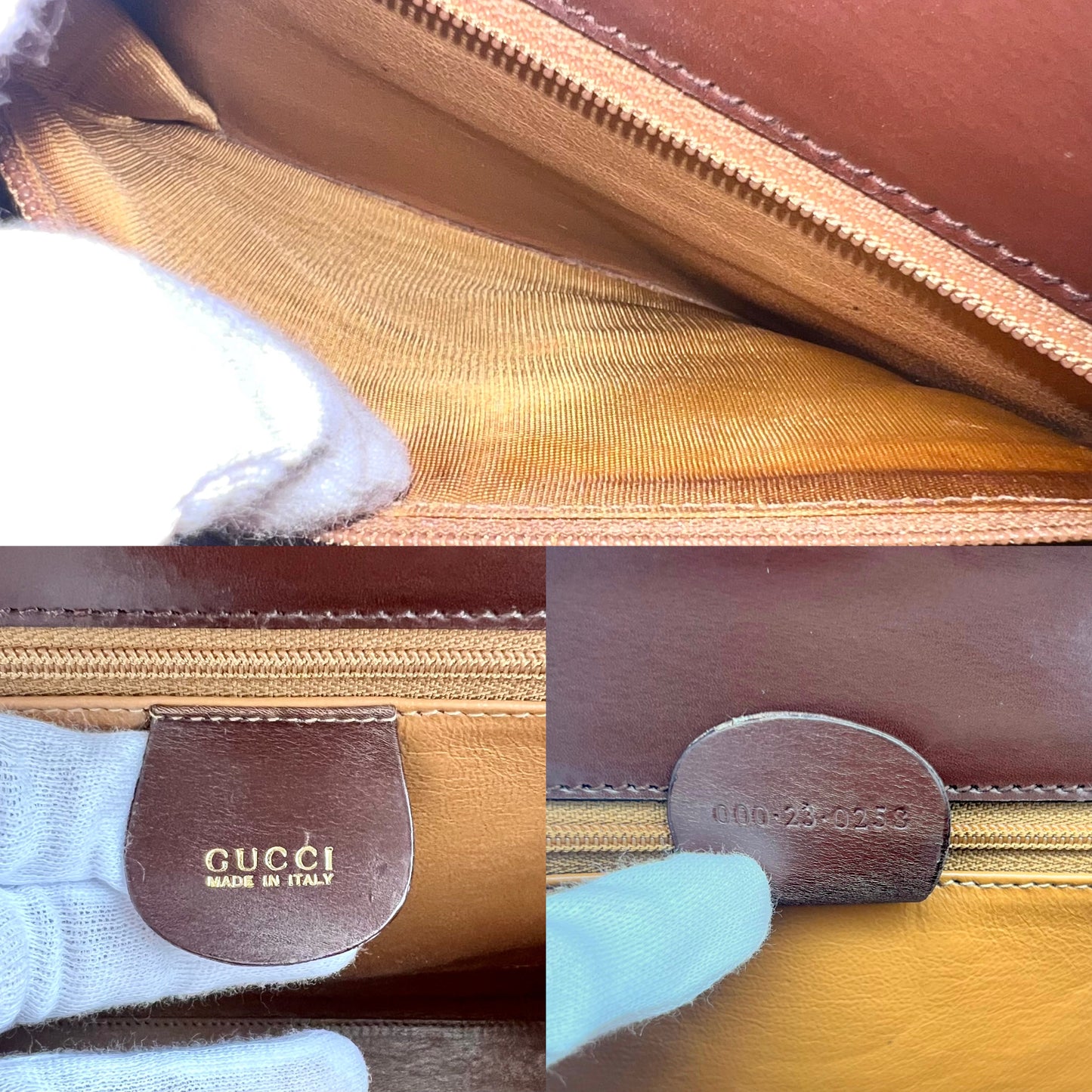 RARE☆☆AUTH Pre-owned GUCCI ﾚﾃﾞｨﾛｯｸ Kelly型2Way ﾊﾝﾄﾞﾊﾞｯｸﾞﾁｮｺﾚｰﾄGHW