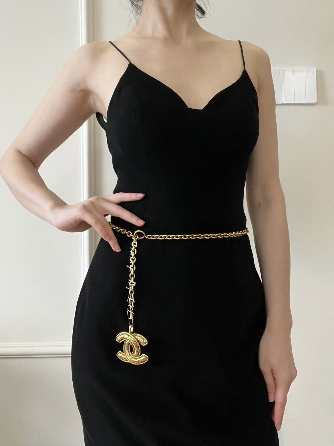 CHANEL Matelassé Coco Mark Necklace GM