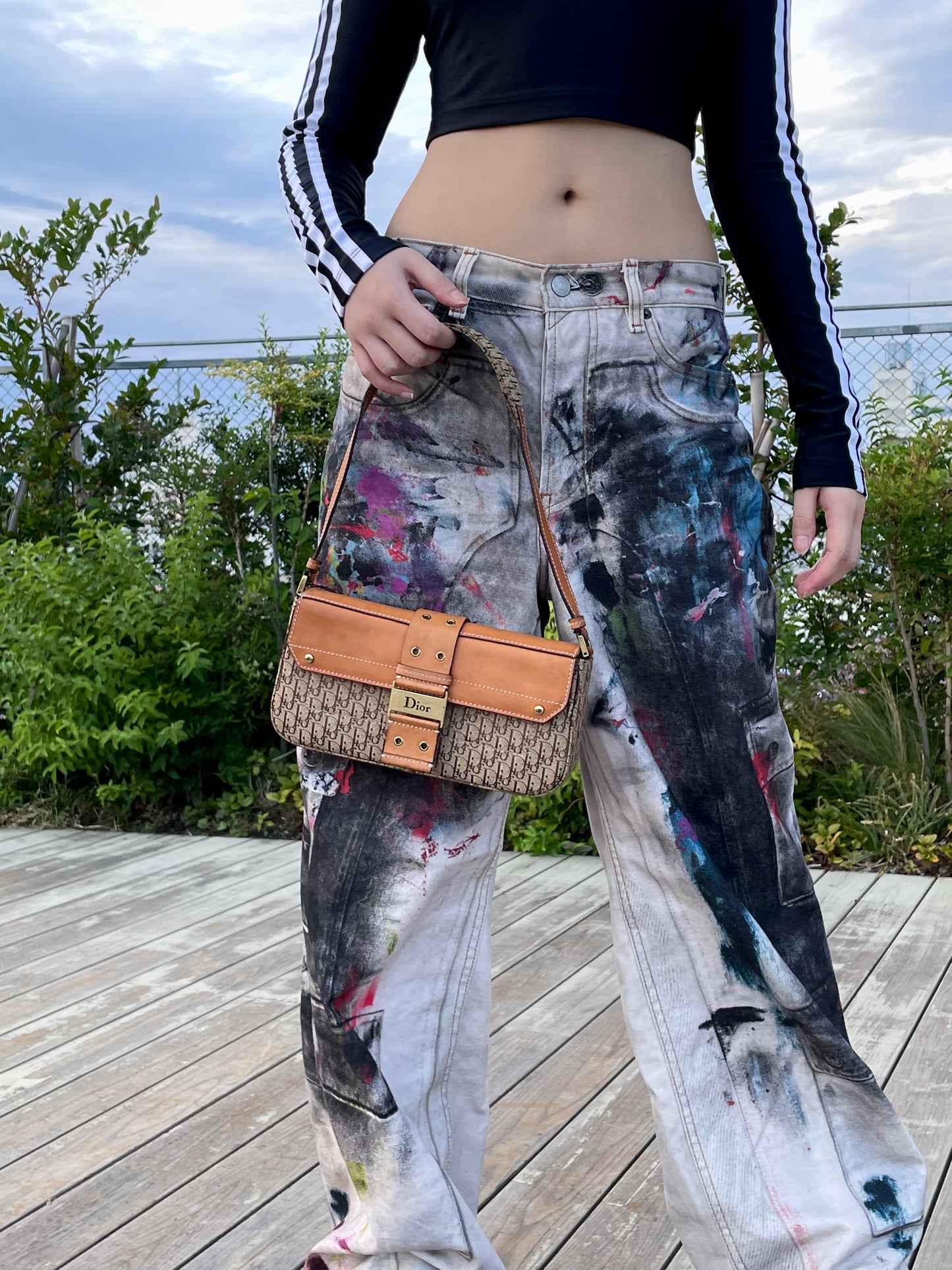 稀有☆☆☆CHRISTIAN DIOR Trotter PUNK 迷你单肩包