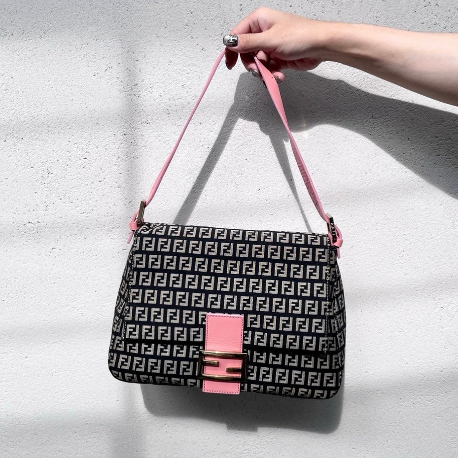 AUTH 二手 FENDI Sukino miniman baget 单肩包