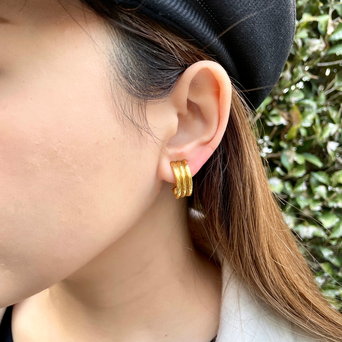 CHANEL Coco Mark Cross Earrings 94P