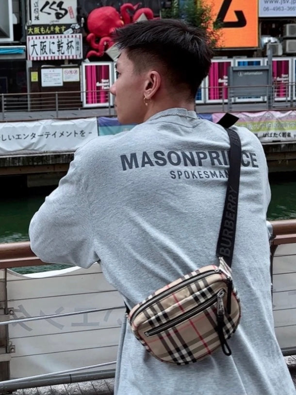 BURBERRY Check waist bag bum bag