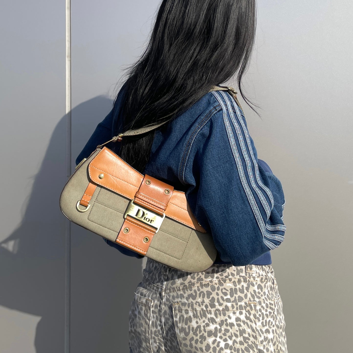 RARE☆☆☆☆CHRISTIAN DIOR Street Chic Shoulder Bag MM
