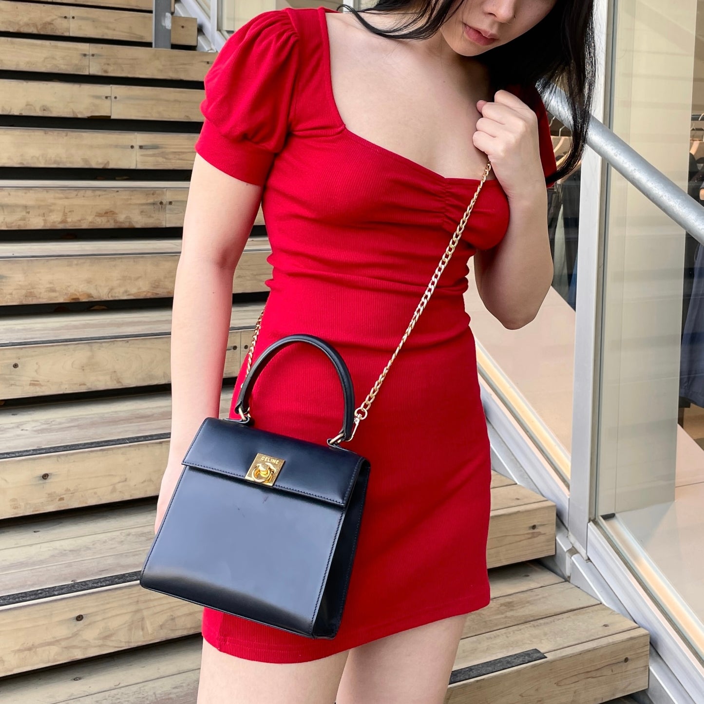CELINE Mini Kelly-Style Handbag