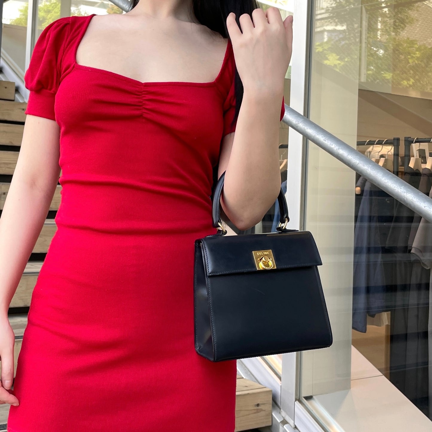 CELINE Mini Kelly-Style Handbag