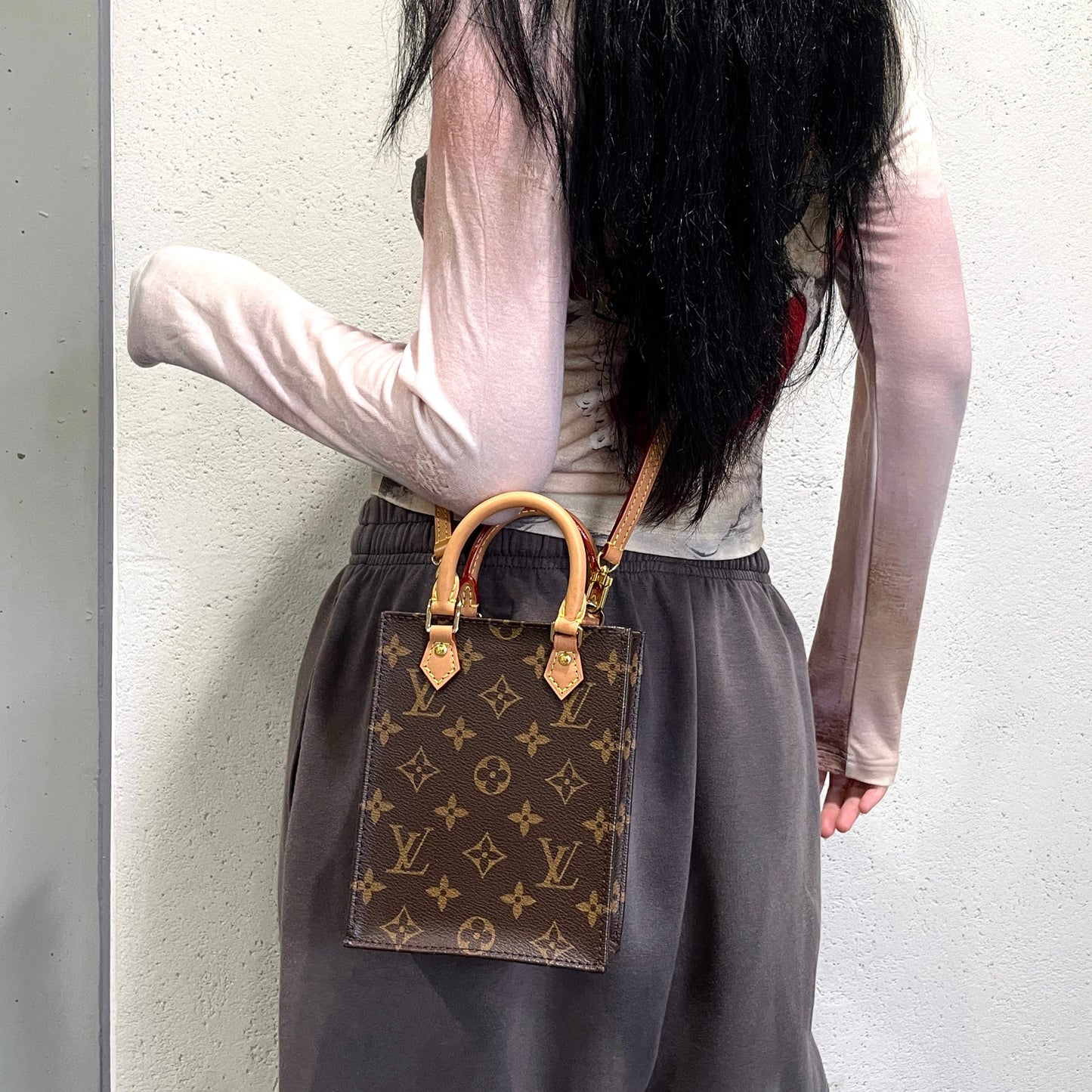 LOUIS VUITTON Monogram Petit Sac Plat Unused M69442