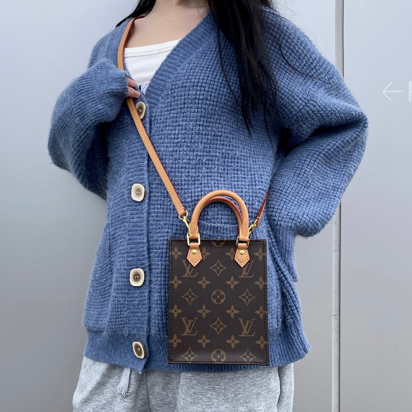 LOUIS VUITTON Monogram Petit Sac Plat Unused M69442