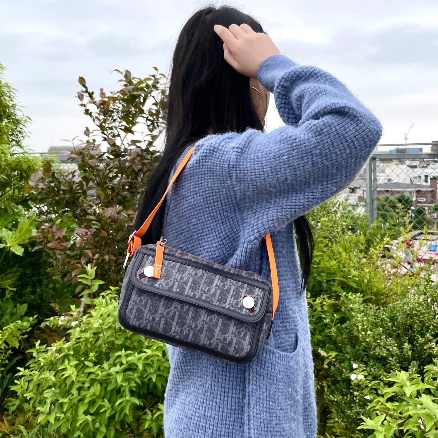 AUTH 二手 CHRISTIAN DIOR Flightline Trotter 单肩包