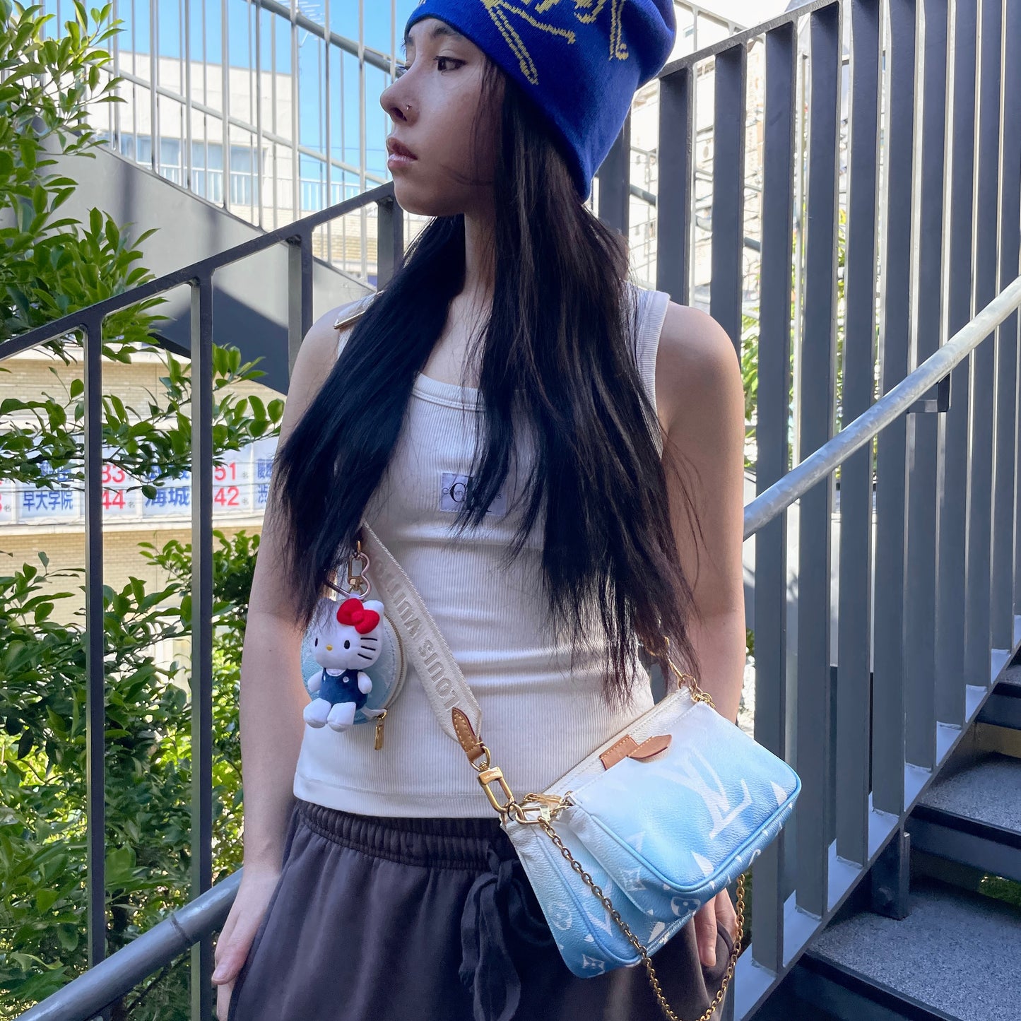 RARE☆☆☆LOUIS VUITTON Multi Pochette Accessoires M80398 – By The Pool Collection (Blue Gradient, 2021SS Limited Edition)