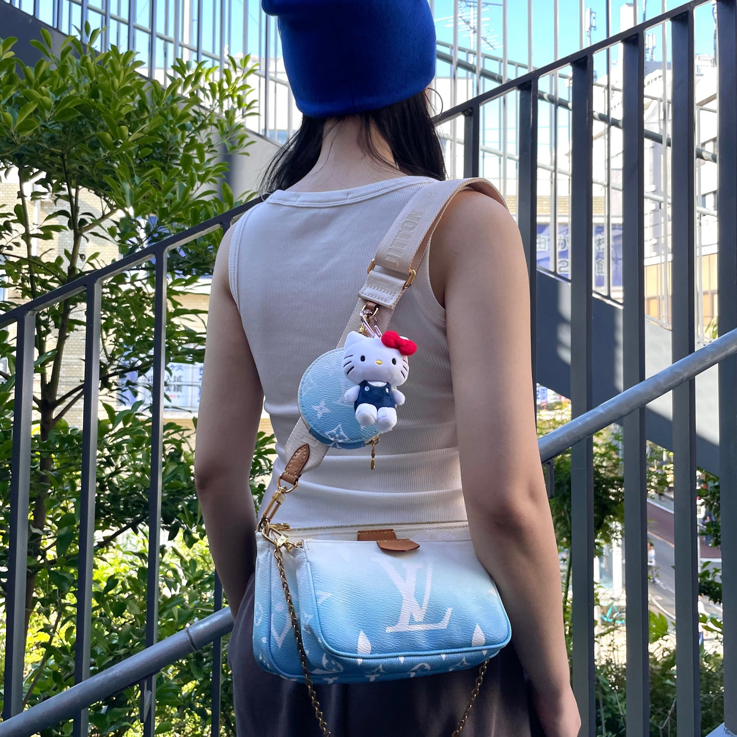 RARE☆☆☆LOUIS VUITTON Multi Pochette Accessoires M80398 – By The Pool Collection (Blue Gradient, 2021SS Limited Edition)