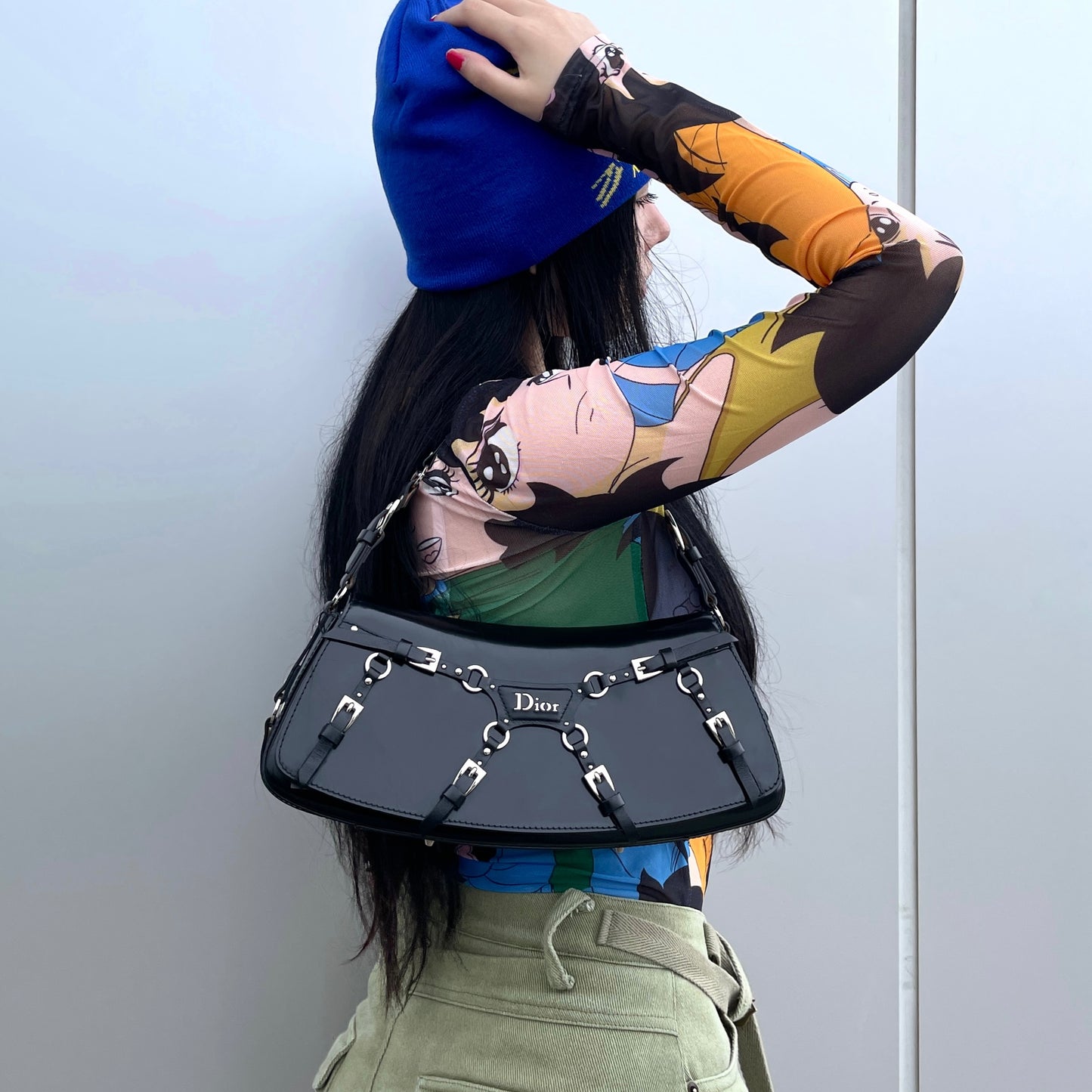 RARE☆☆☆☆☆☆CHRISTIAN DIOR Dior Bandage Shoulder Bag / 2003 FW Style